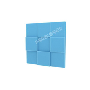 Poroloner Puzzle Sky Blue поролоновая акустическая панель 50х50 см голубого цвета