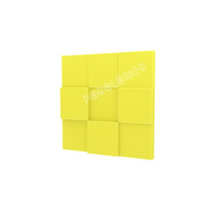Poroloner Puzzle Yellow поролоновая акустическая панель 50х50 см желтого цвета