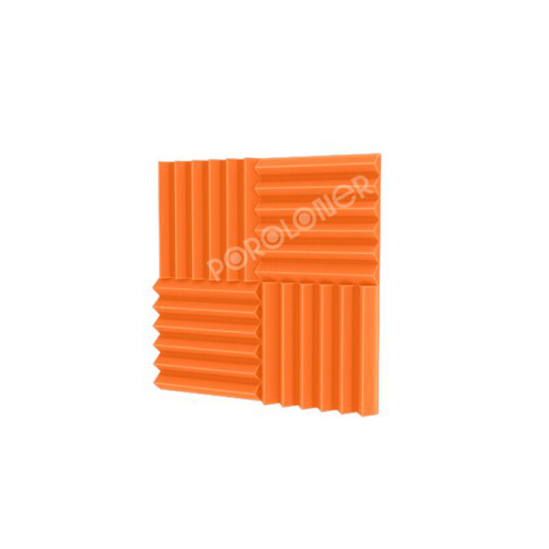 Poroloner Wedge Orange поролоновая акустическая панель 50х50 см оранжевого цвета