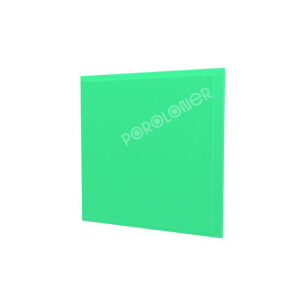 Poroloner Tile Green поролоновая акустическая панель 50х50 см зеленого цвета