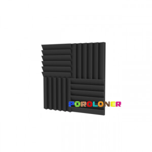 Poroloner Blade Black поролоновая акустическая панель 1х1 м черного цвета