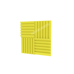 Poroloner Blade Yellow поролоновая акустическая панель 1х1 м желтого цвета