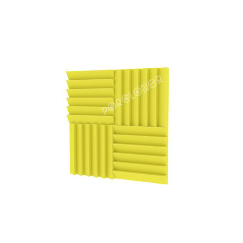 Poroloner Blade Yellow поролоновая акустическая панель 1х1 м желтого цвета