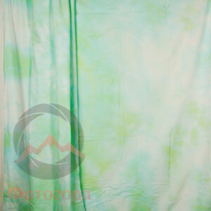 Superior 529 Spotty White-Green фон тканевый 3x6 м пятнистый бело-зеленый