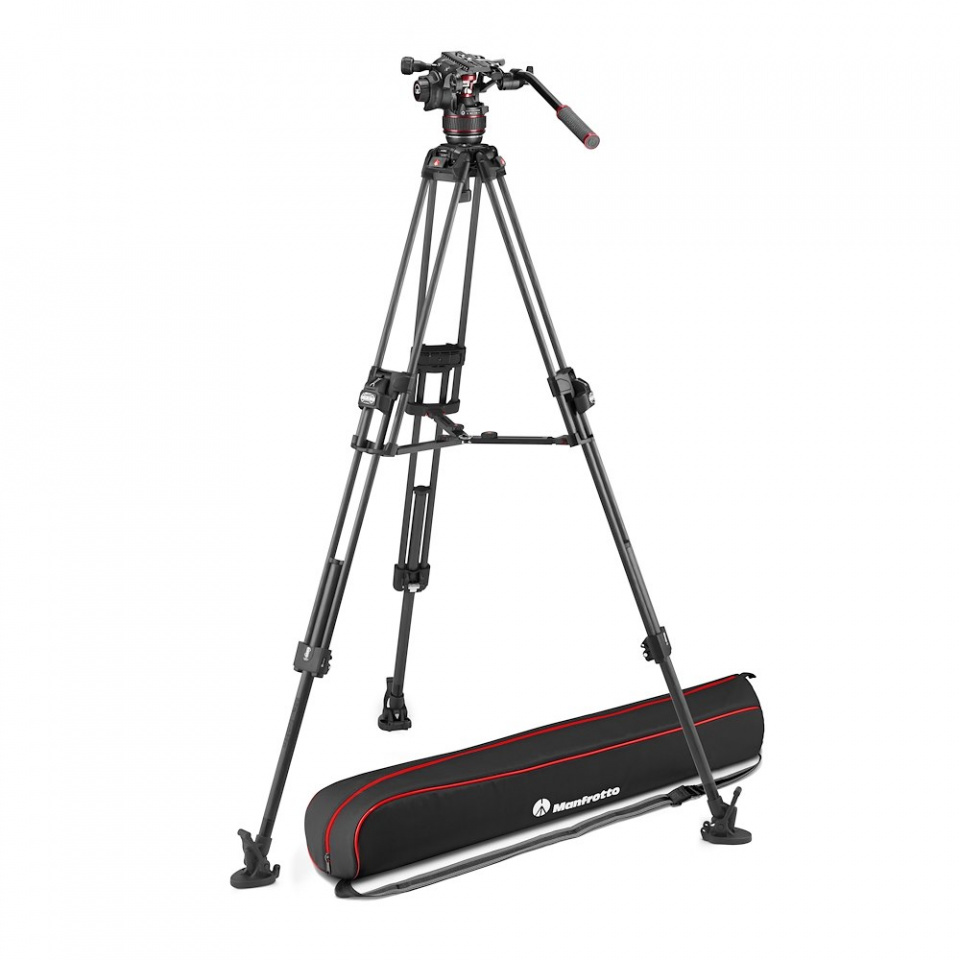 Manfrotto MVK608TWINFC видеоштатив c двойными ногами MVTTWINFC чашей 100/75 и с головой Nitro 608