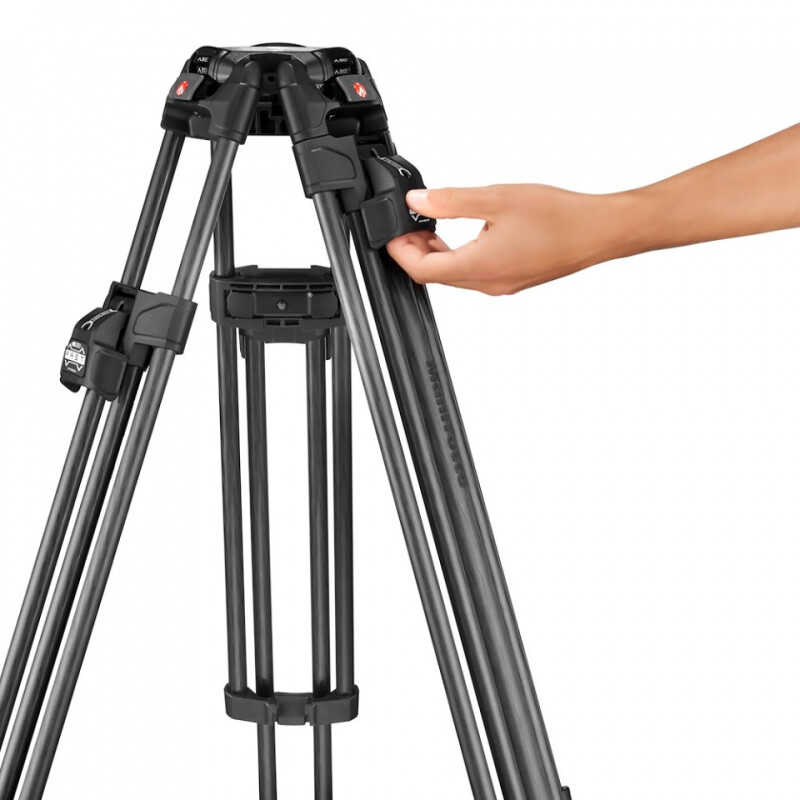 Manfrotto MVK608TWINFC видеоштатив c двойными ногами  MVTTWINFC чашей 100/75 и с головой Nitro 608