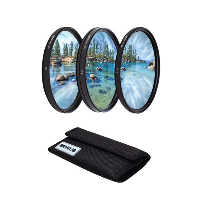 RayLab набор из 3 фильтров RayLab UV,CPL,ND8 40,5 мм