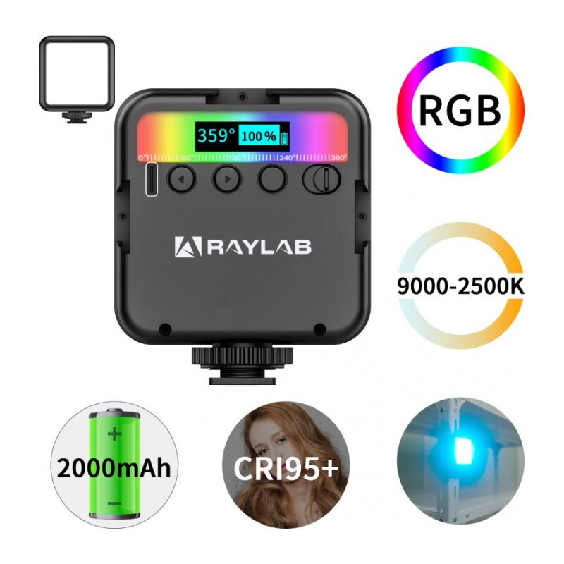 Raylab RL-LED06RGB осветитель светодиодный 2500-9000K 2000mAh