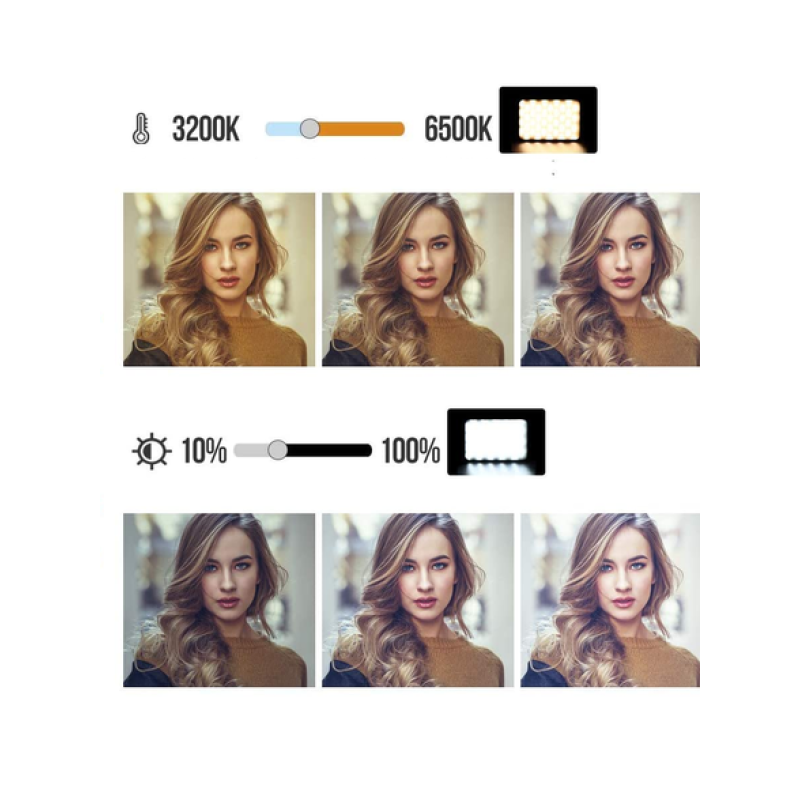 Raylab RL-LED08 осветитель светодиодный 3200-6500K 3100mAh