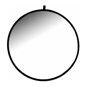 Raylab RF-09 отражатель 2в1 белый/серебристый 60 см