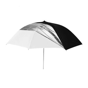 Raylab SU-04 зонт комбинированный черный/серебристый 100 см