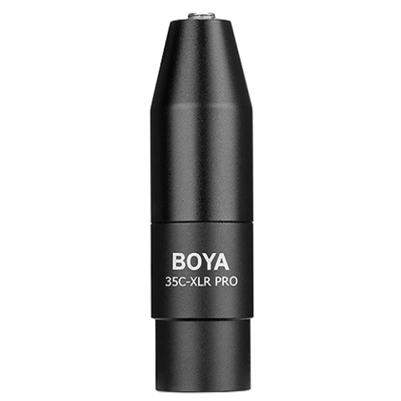 Boya 35C-XLR PRO адаптер с Mini-Jack 3.5 мм на XLR (папа)