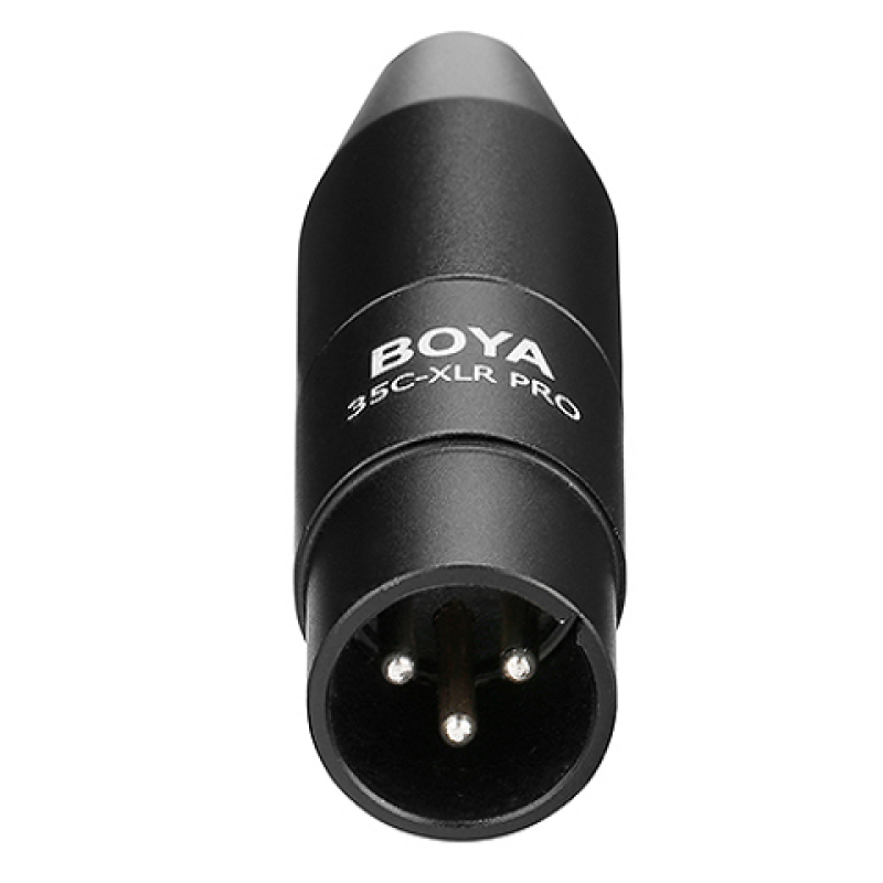 Boya 35C-XLR PRO адаптер с Mini-Jack 3.5 мм на XLR (папа)