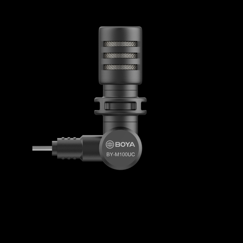 Boya BY-M100UC конденсаторный микрофон с поворотной головой с USB Type-C разъёмом