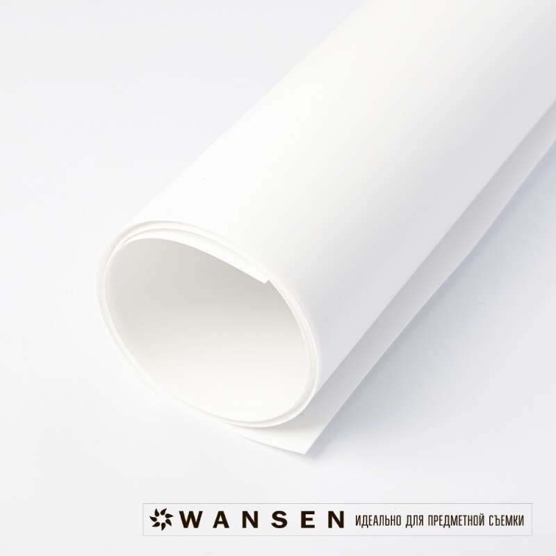 Wansen PB-1020 фон пластиковый белый 1х2 м