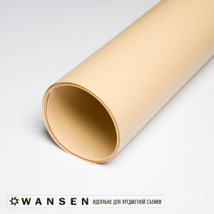 Wansen PB-1020 фон пластиковый светлая охра 1х2 м