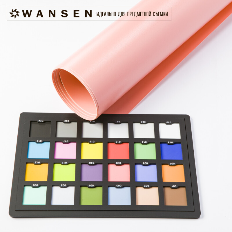 Wansen PB-1020 фон пластиковый розовый 1х2 м