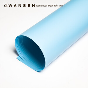 Wansen PB-1020 фон пластиковый голубой 1х2 м