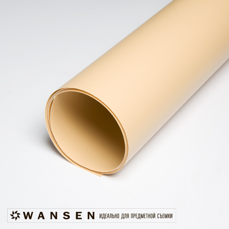 Wansen PB-1220 фон пластиковый светлая охра 1,2х2 м