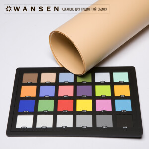 Wansen PB-1220 фон пластиковый светлая охра 1,2х2 м