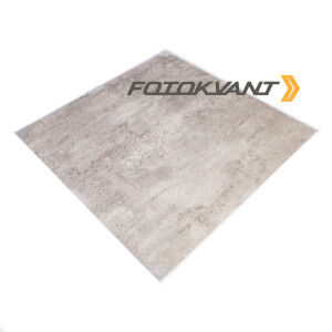 Fotokvant (840181) PBT-6060-S пластиковый фон 60х60 см с текстурой камня серый