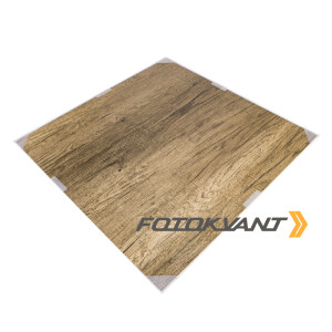 Fotokvant (840183) PBT-6060-О пластиковый фон 60х60 см с текстурой дерева дуб