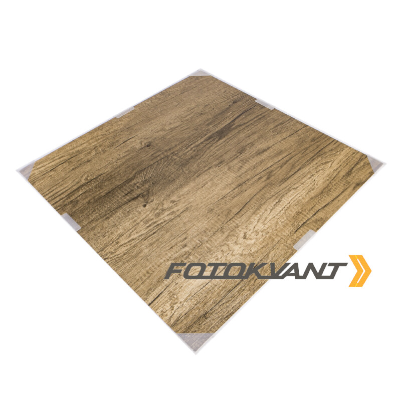 Fotokvant (840183) PBT-6060-О пластиковый фон 60х60 см с текстурой дерева дуб