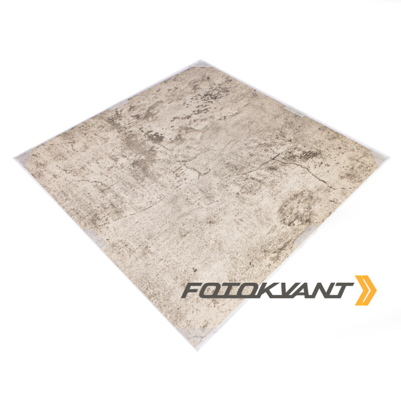 Fotokvant (840182) PBT-6060-С пластиковый фон 60х60 см с текстурой бетона