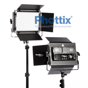 Phottix 81444 Kali50 Studio LED Twin Kit Set комплект светодиодных осветителей