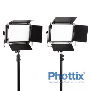 Phottix 81444 Kali50 Studio LED Twin Kit Set комплект светодиодных осветителей