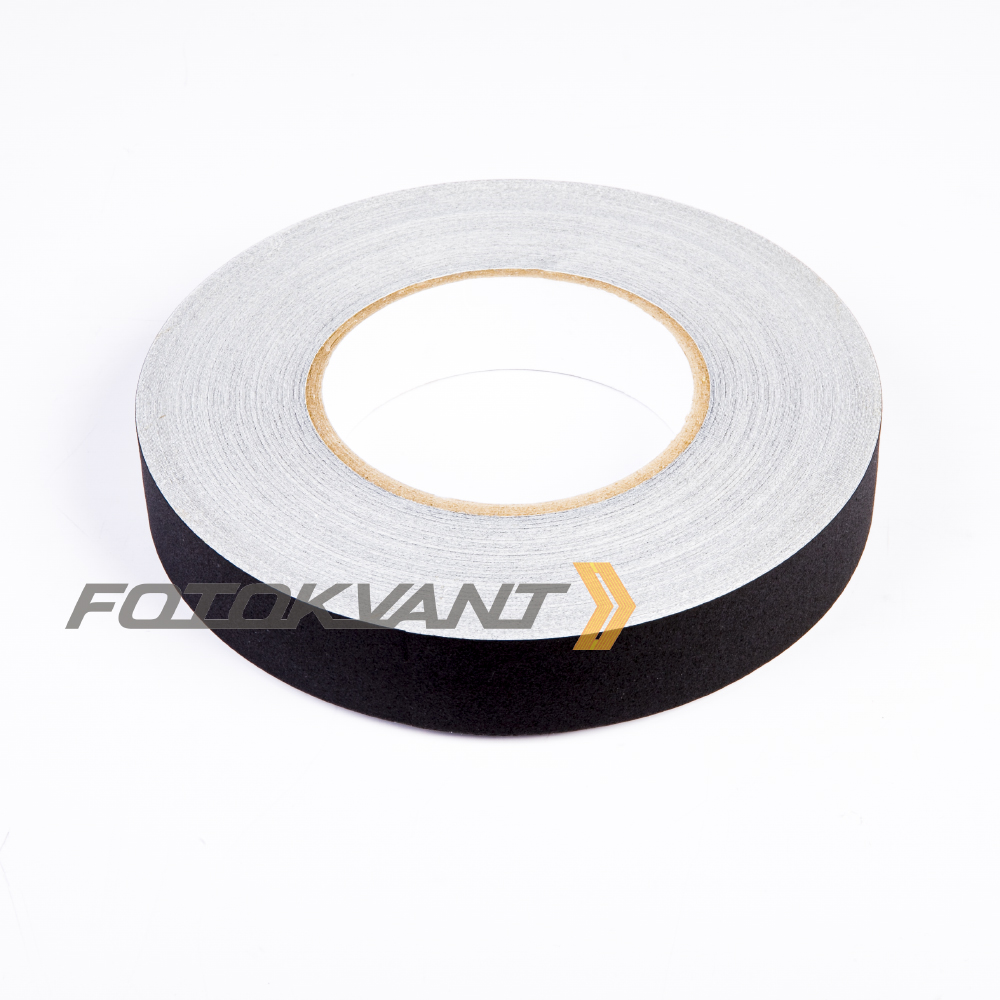 Fotokvant GP-2555 Black gaffer tape студийный тейп черный 25 мм х 55 м