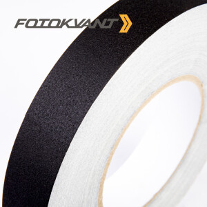 Fotokvant GP-2555 Black gaffer tape студийный тейп черный 25 мм х 55 м