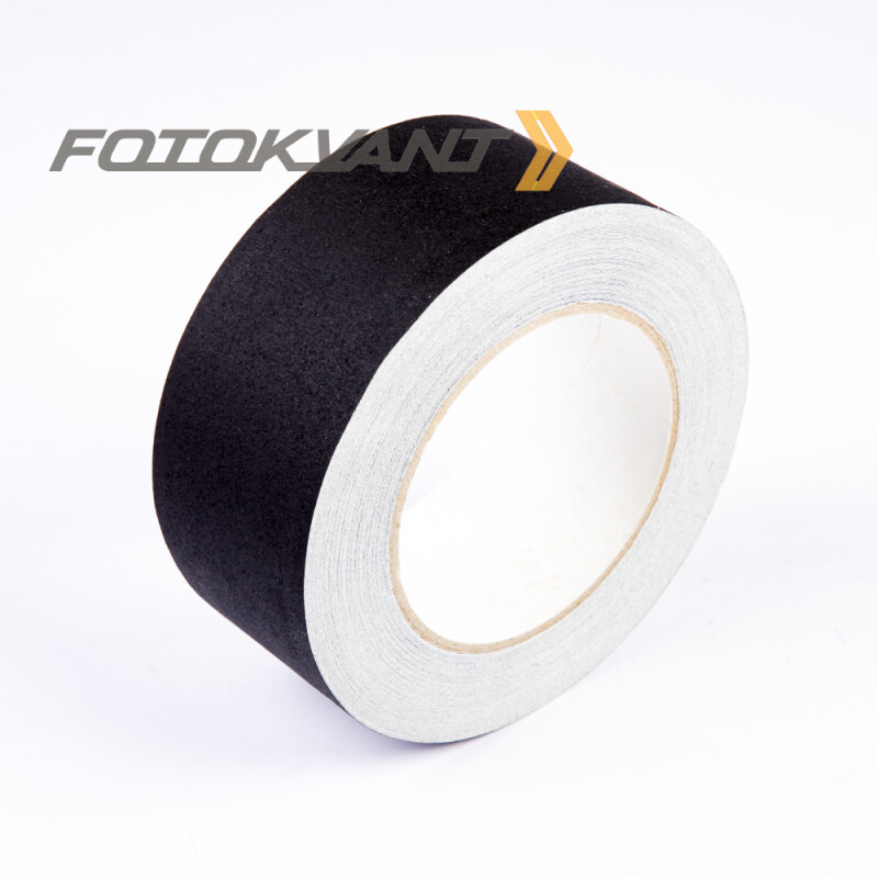 Fotokvant GP-5027 Black gaffer tape студийный тейп черный 50 мм х 27 м