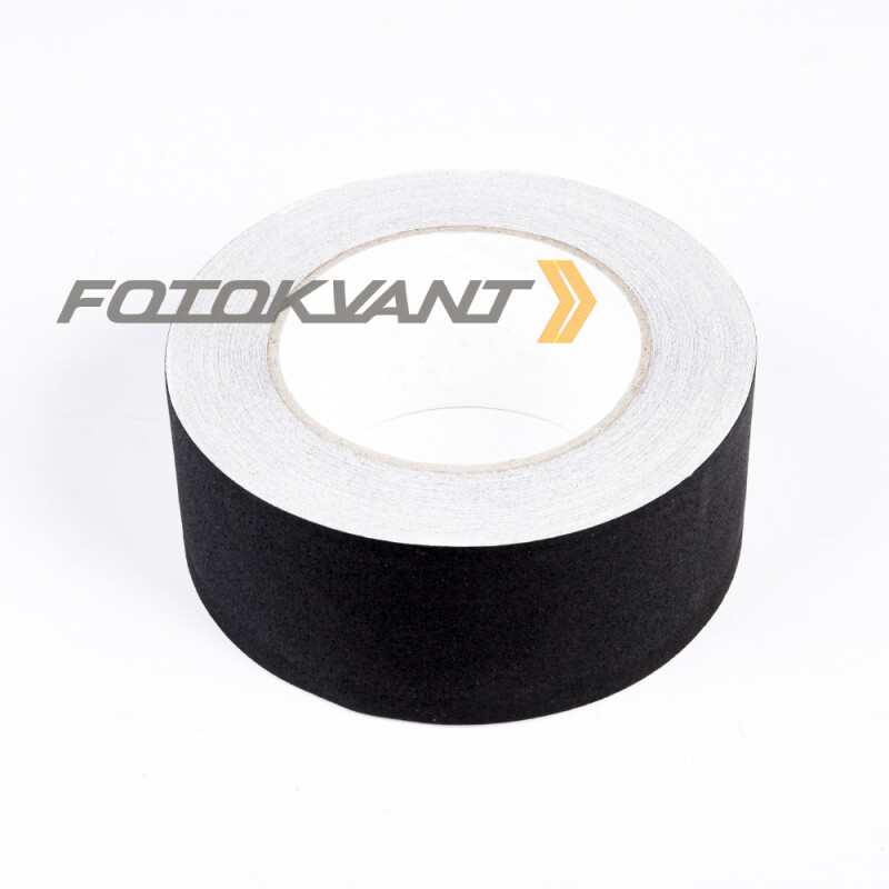 Fotokvant GP-5027 Black gaffer tape студийный тейп черный 50 мм х 27 м