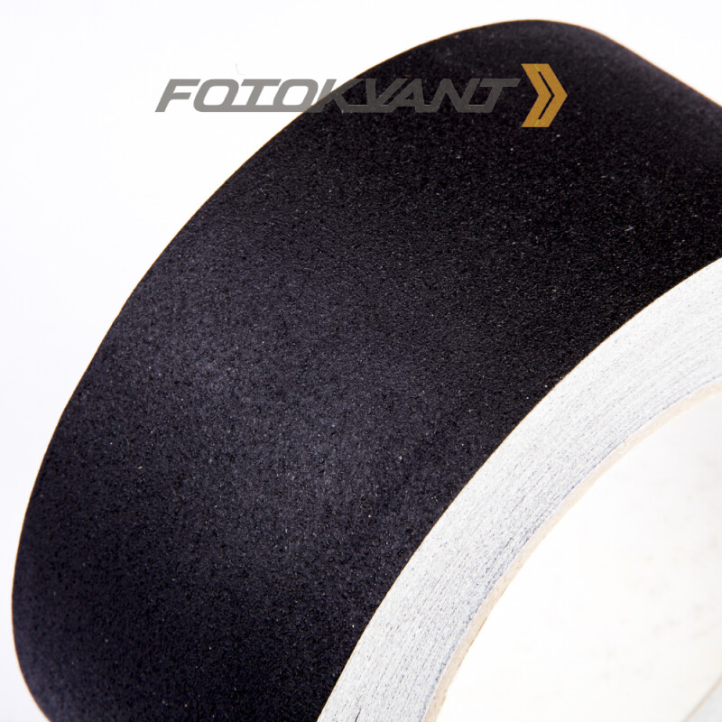 Fotokvant GP-5027 Black gaffer tape студийный тейп черный 50 мм х 27 м
