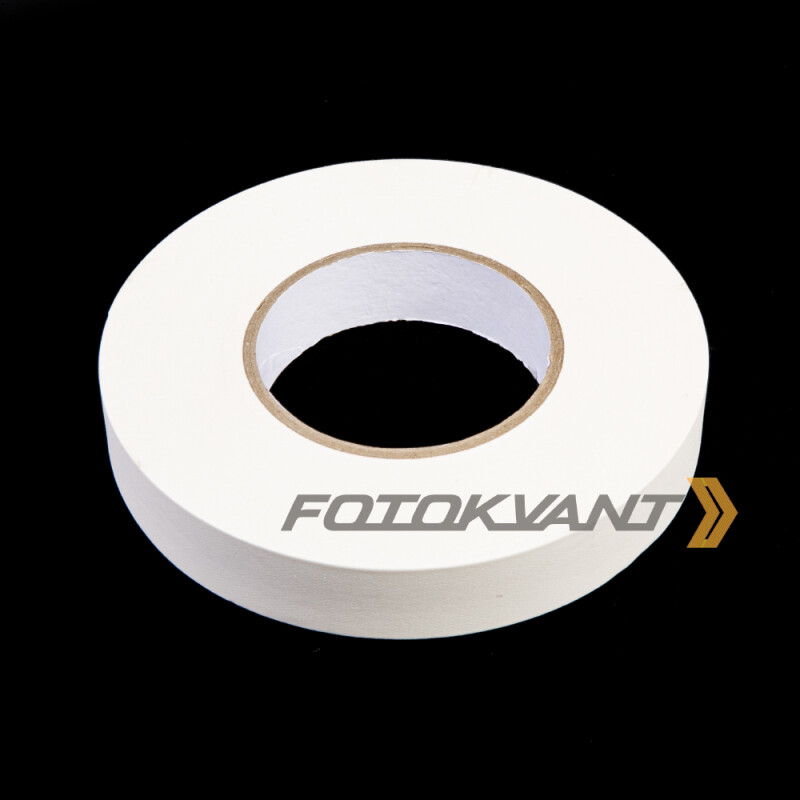 Fotokvant GP-2555 White gaffer tape студийный тейп белый 25 мм х 55 м