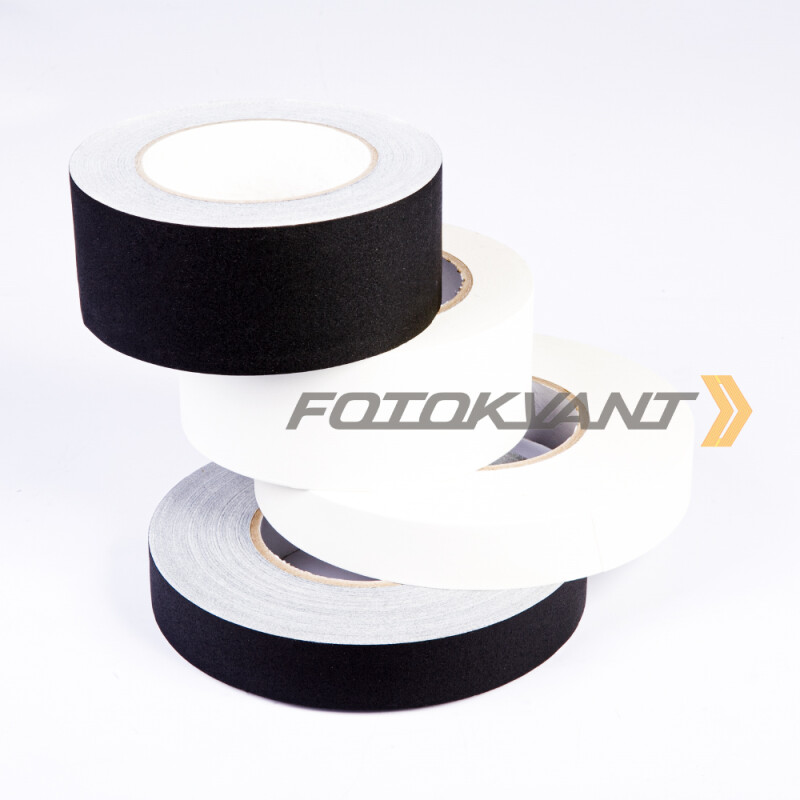 Fotokvant GP-5027 White gaffer tape студийный тейп белый 50 мм х 27 м