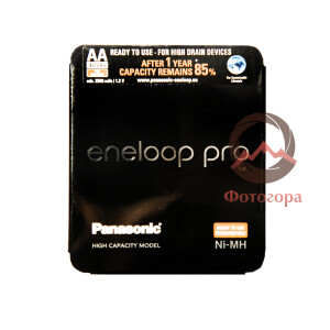 Panasonic Eneloop Pro AA 2450 4BP (BK-3HCDE/4LE) комплект аккумуляторов