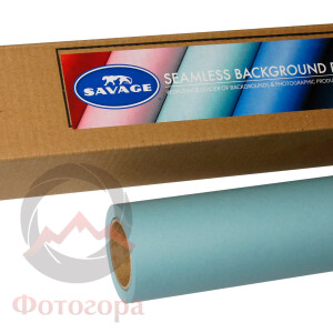 Savage (2-1253) Sky Blue фон бумажный 1,35x11 м небесный голубой