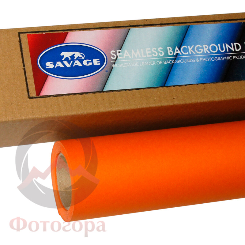 Savage (24-1253) Orange фон бумажный 1,35x11 м оранжевый
