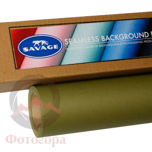 Savage (34-1253) Olive Green фон бумажный 1,35x11 м оливковый