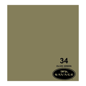 Savage (34-86) Olive Green фон бумажный 2,18x11 м оливковый