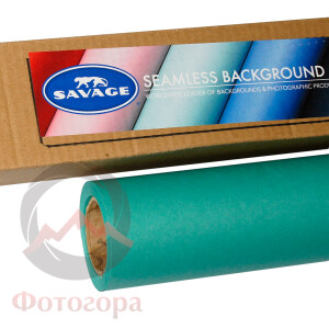 Savage (68-1253) Teal фон бумажный 1,35x11 м сине-зеленый