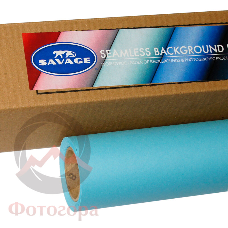 Savage (75-1253) True Blue фон бумажный 1,35x11 м голубой