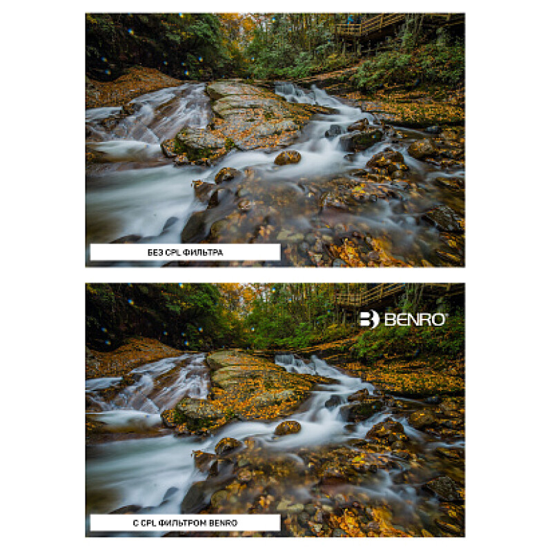 Benro SHD CPL-HD ULCA WMC/SLIM Ø 49 мм светофильтр поляризационный