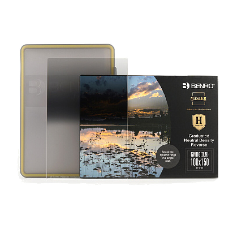 Benro Master Harden Series Reverse-edged graduated ND GND8 (0.9) светофильтр градиентный 100x150 мм