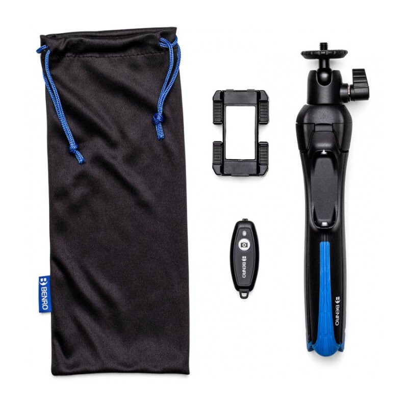Benro BK15 мини штатив c держателем смартфона и пультом Bluetooth