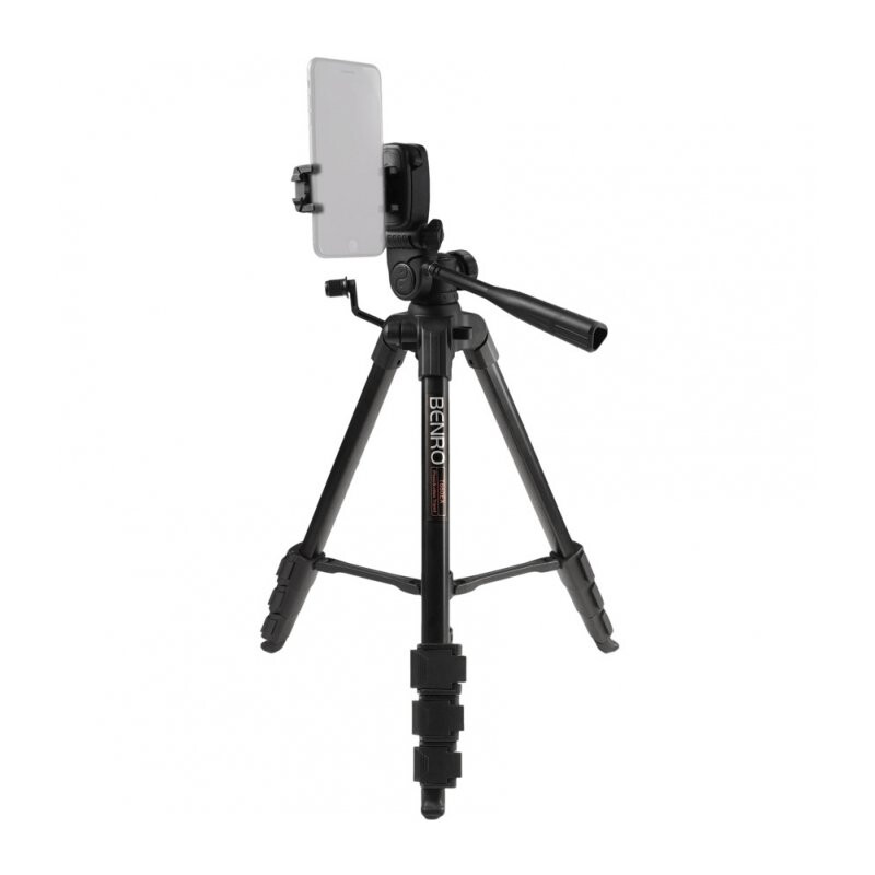 Benro T660EX+MH2N штатив c фото-видео головой и держателем для смартфона