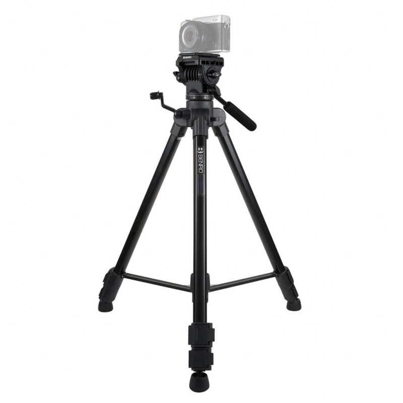 Benro T980EX+MH2N штатив c видеоголовой и держателем для смартфона