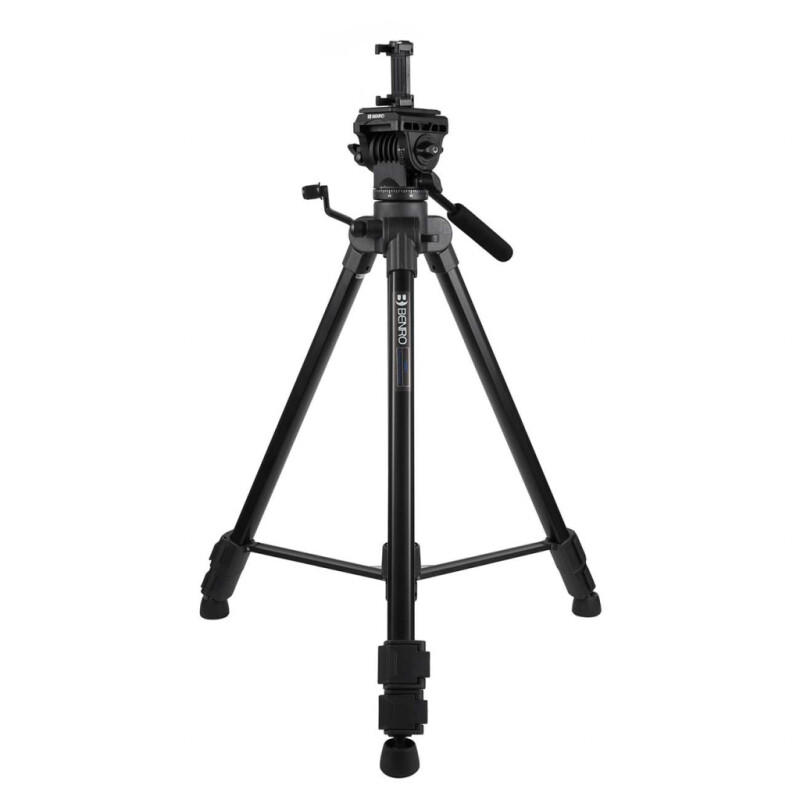 Benro T980EX+MH2N штатив c видеоголовой и держателем для смартфона